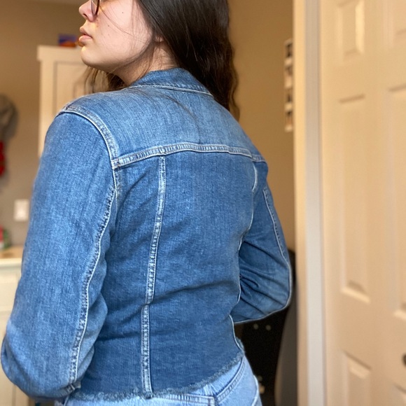 Distressed denim jacket - Picture 3 of 3